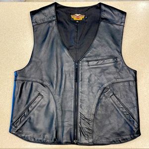Harley Davidson Leather Vest.